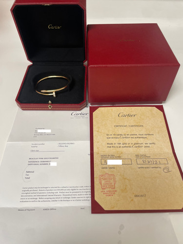 Bracciale cartier juste - cartier, un